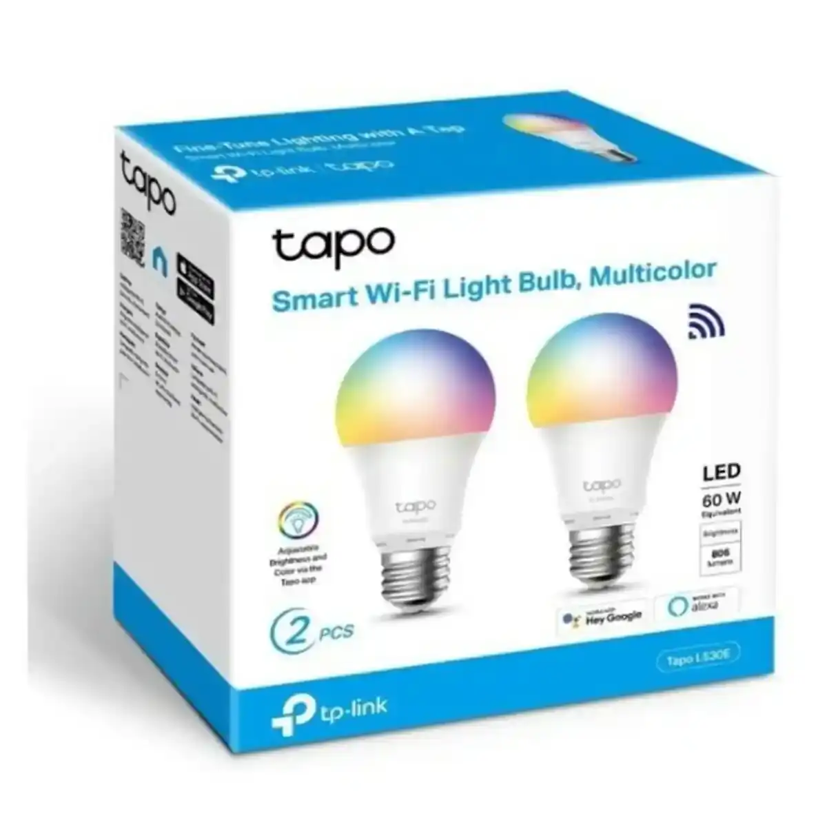 Ampoule intelligente led tp link tapo l530e wifi 8 7 w e27 60 w 2500k 6500k 2 uds _5089. DIAYTAR COTE D'IVOIRE - L'Artisanat à Portée de Clic. Découvrez notre boutique en ligne pour trouver des produits uniques qui célèbrent la créativité et l'artisanat sénégalais.