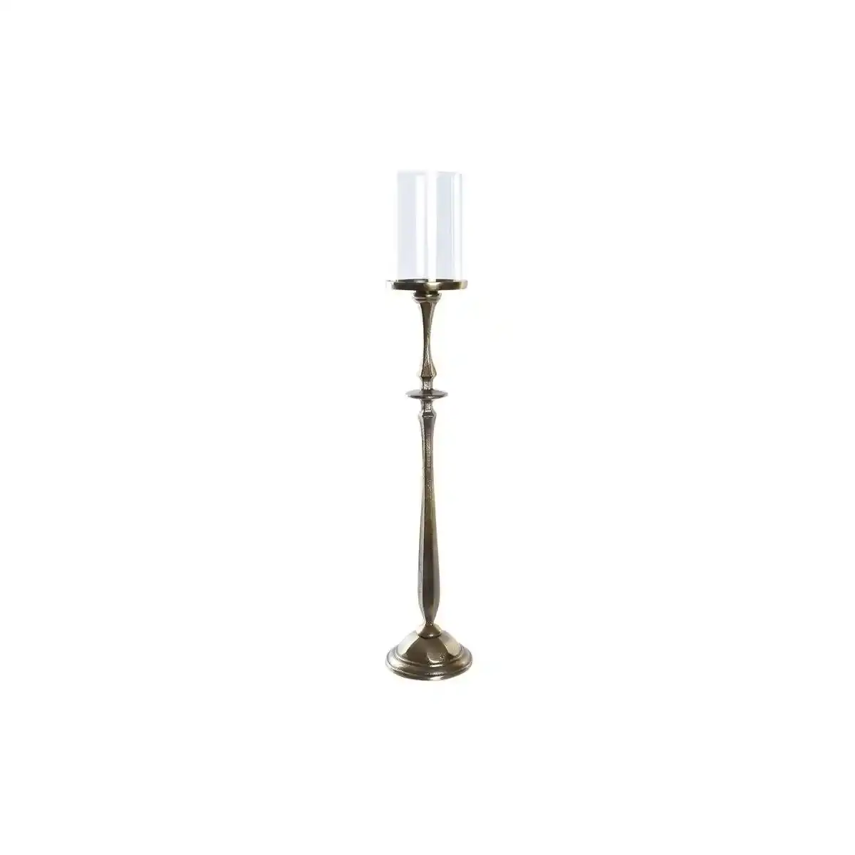 Bougeoir dkd home decor cristal dore aluminium 13 x 13 x 71 cm _4021. DIAYTAR COTE D'IVOIRE - L'Art du Shopping Éclairé. Parcourez notre catalogue et choisissez parmi des produits de qualité qui satisferont vos besoins et votre style.