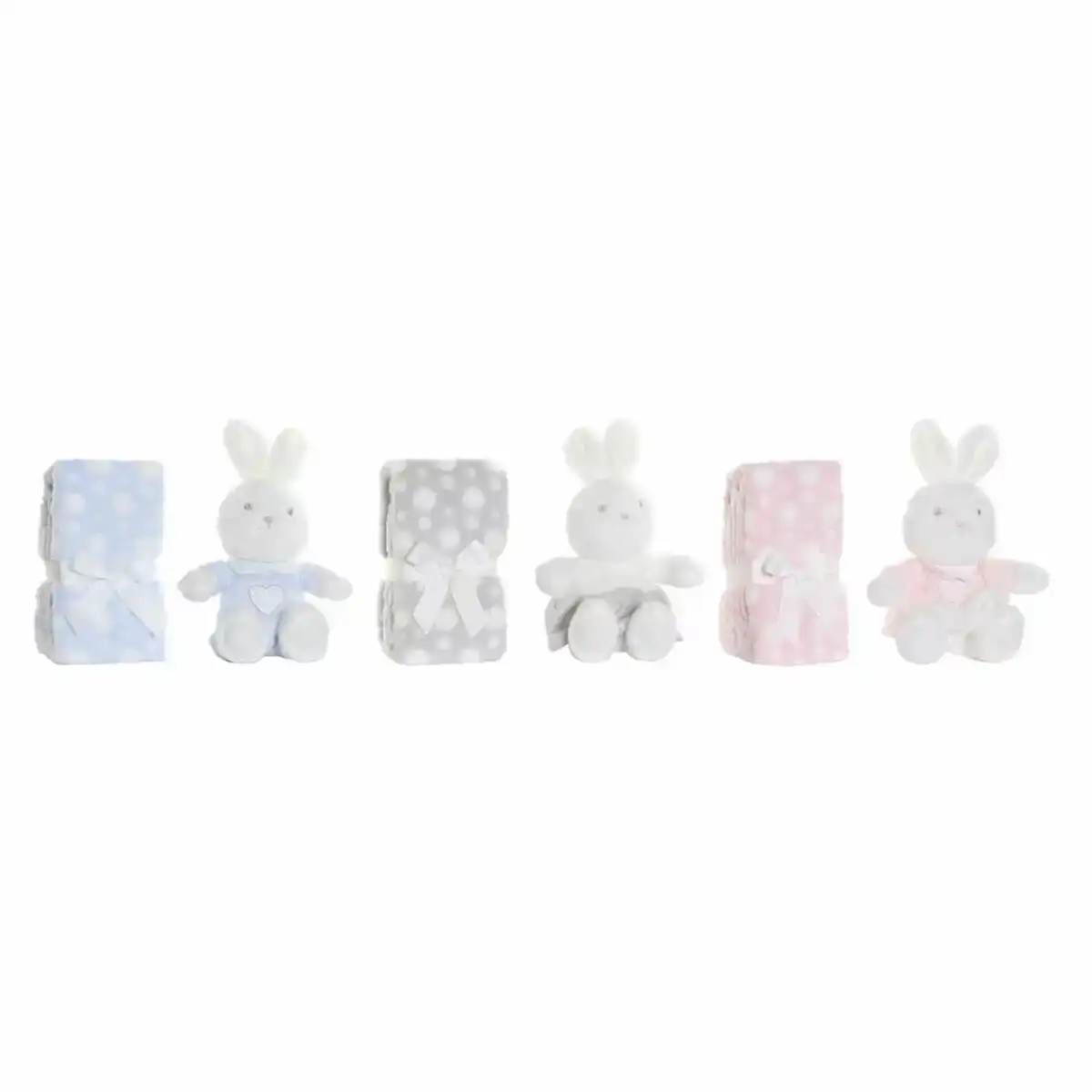 Coffret Cadeau Bébé DKD Home Decor Rose (3 Pièces). SUPERDISCOUNT FRANCE