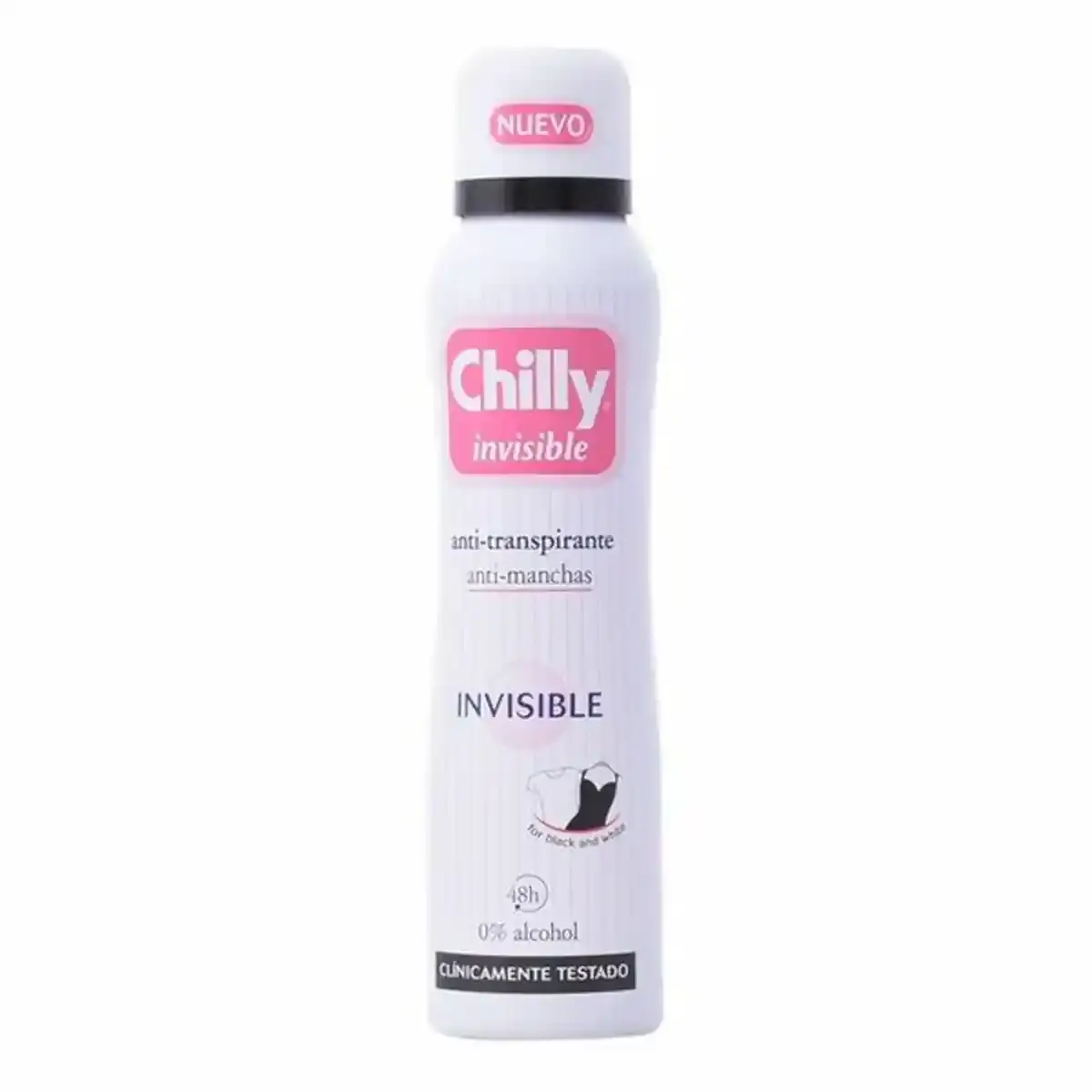 Deodorant spray invisible chilly 150 ml _3339. DIAYTAR COTE D'IVOIRE - Là où le Shopping devient une Fête des Sens. Plongez dans notre univers et choisissez des produits qui éveillent votre goût pour l'esthétique et l'authenticité.