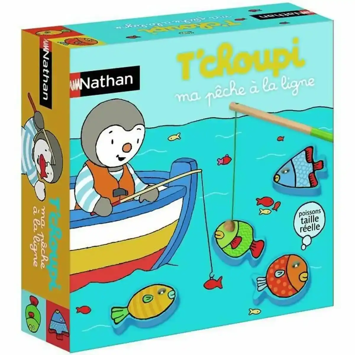 Jeu de société Nathan T'choupi My Fishing Line (FR) Bleu Jaune. SUPERDISCOUNT FRANCE
