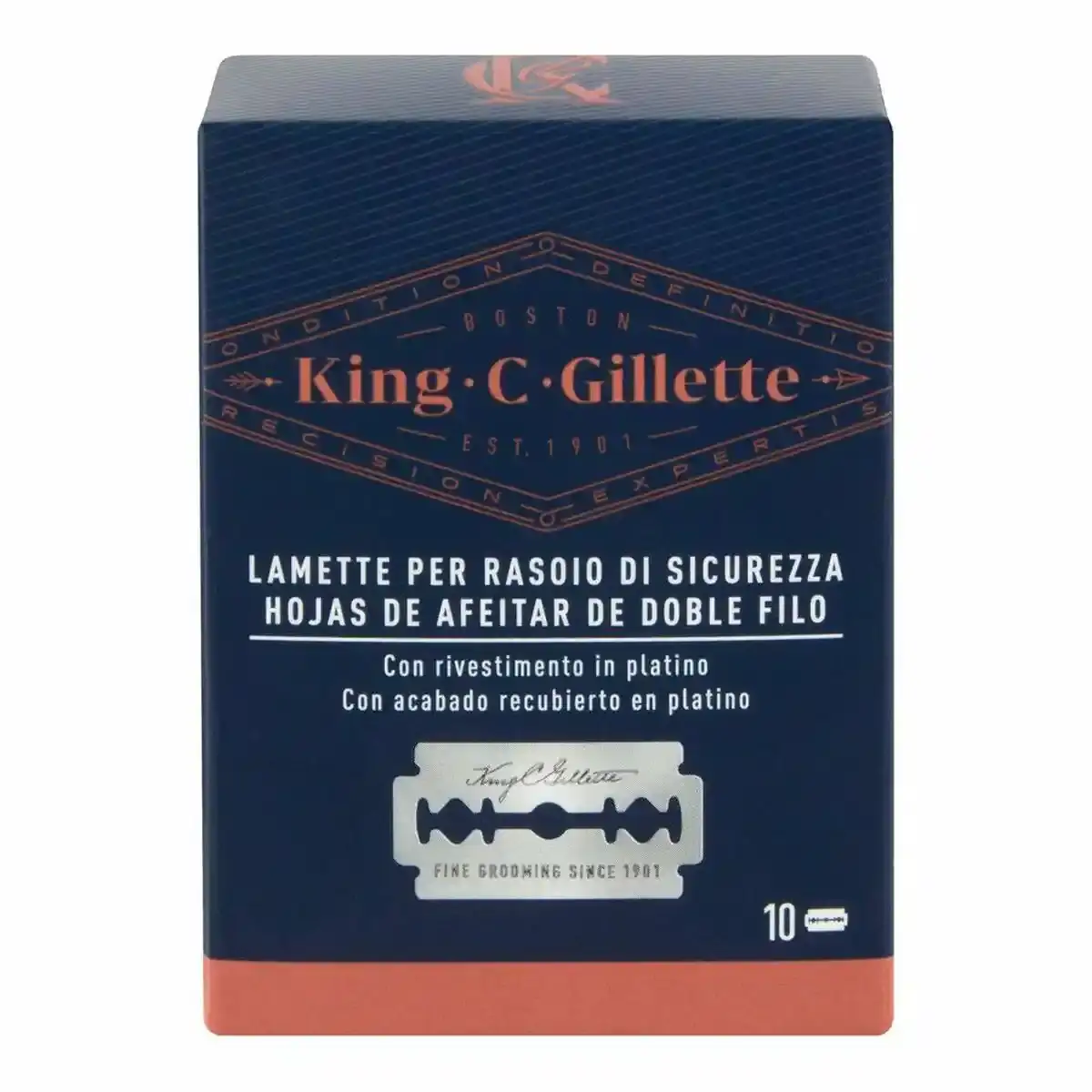 Lame de rasoir de rechange king c gillette gillette king 10 uds _9724. DIAYTAR COTE D'IVOIRE - L'Art du Shopping Éclairé. Naviguez à travers notre plateforme intuitive et découvrez une variété d'articles soigneusement sélectionnés pour répondre à vos besoins et à vos envies.