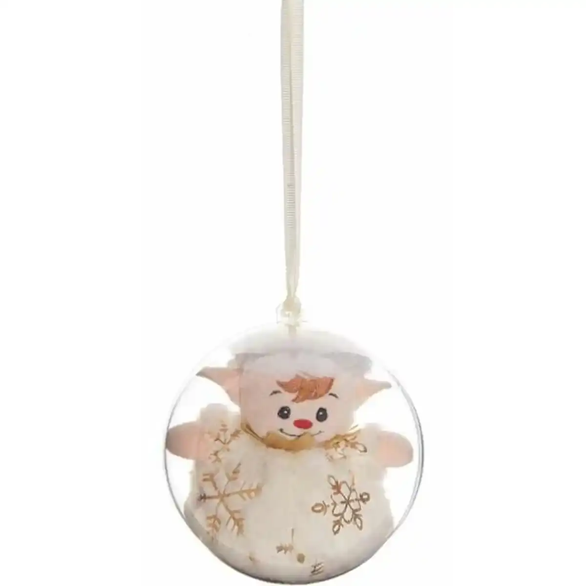 Peluche X ́Mas Doré 14 cm. SUPERDISCOUNT FRANCE