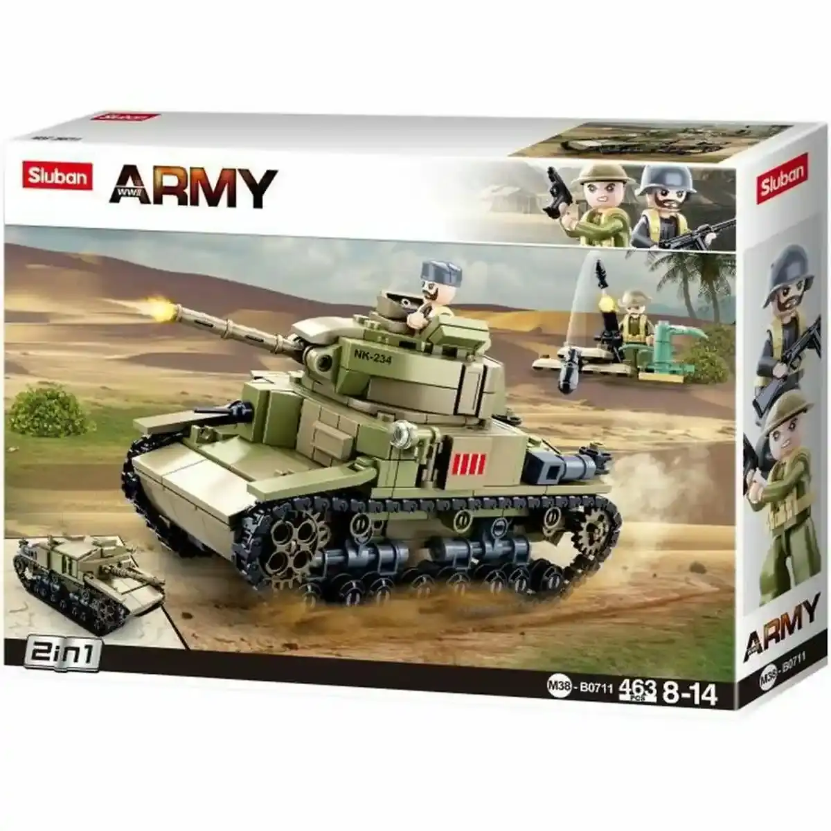 Playset Sluban M38-B0711 (463 pièces). SUPERDISCOUNT FRANCE