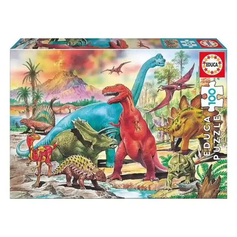 Puzzle Educa Dino (100 pcs). SUPERDISCOUNT FRANCE