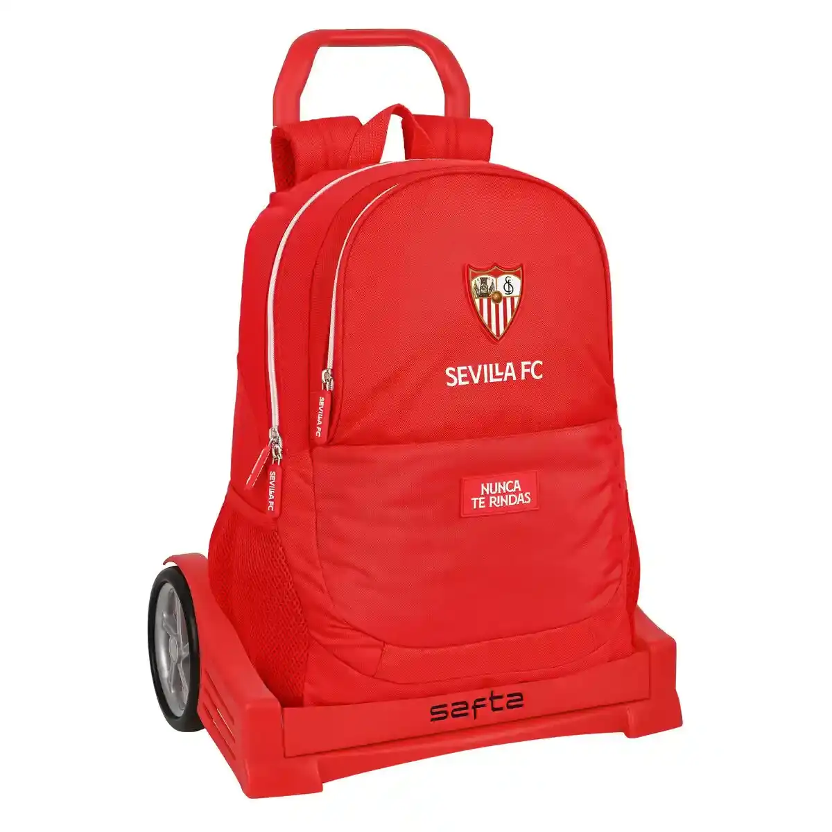 Sac à dos scolaire à roulettes Sevilla Fútbol Club Rouge (32 x 44 x 16 cm). SUPERDISCOUNT FRANCE