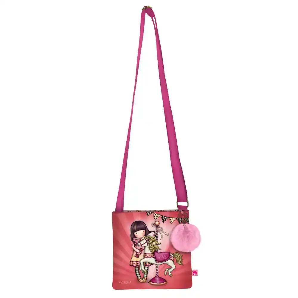 Sac Bandoulière Gorjuss Carousel Saumon (21 x 20 x 1,5 cm). SUPERDISCOUNT FRANCE