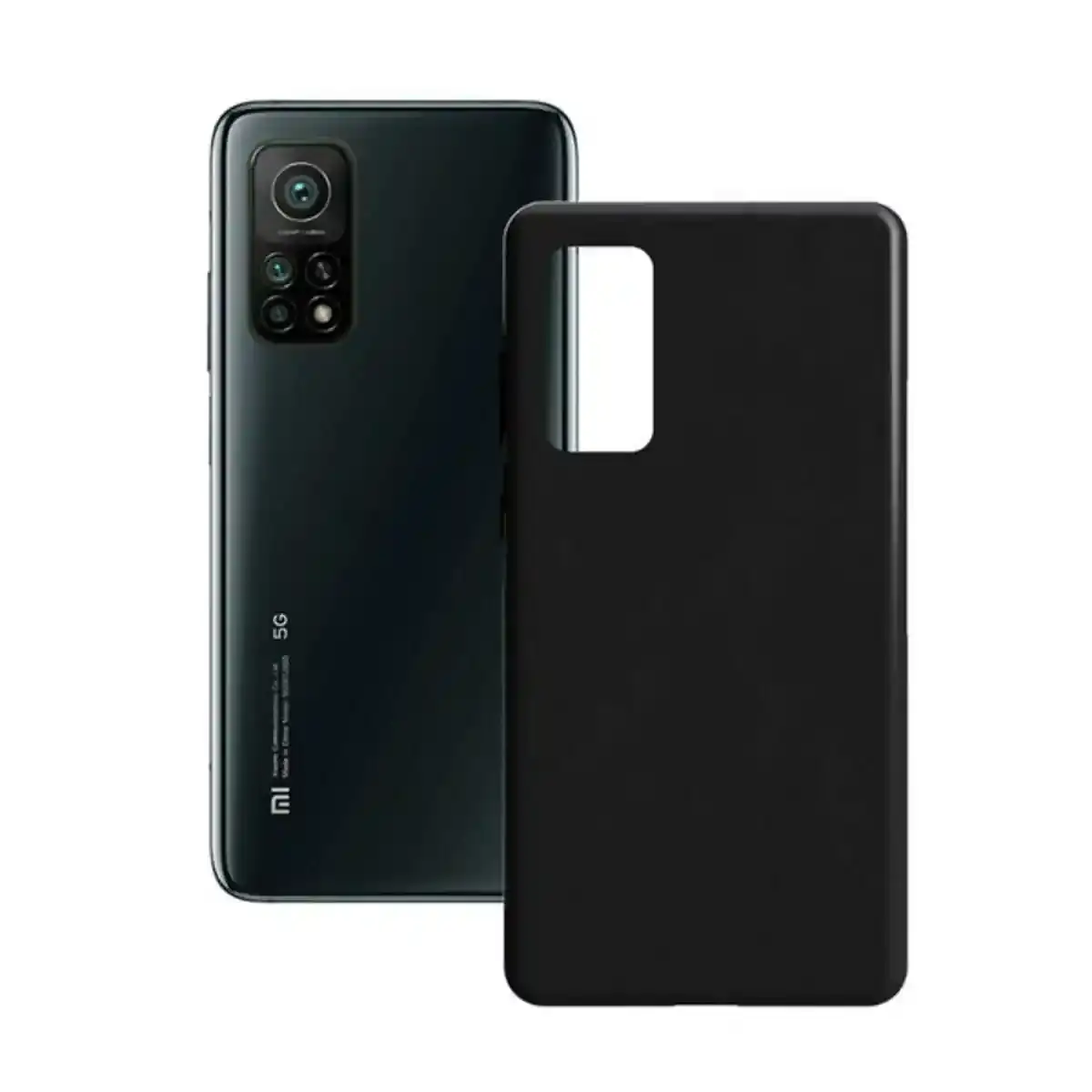 Coque Mobile Xiaomi Mi 10T Pro Contact Silk TPU Noir. SUPERDISCOUNT FRANCE