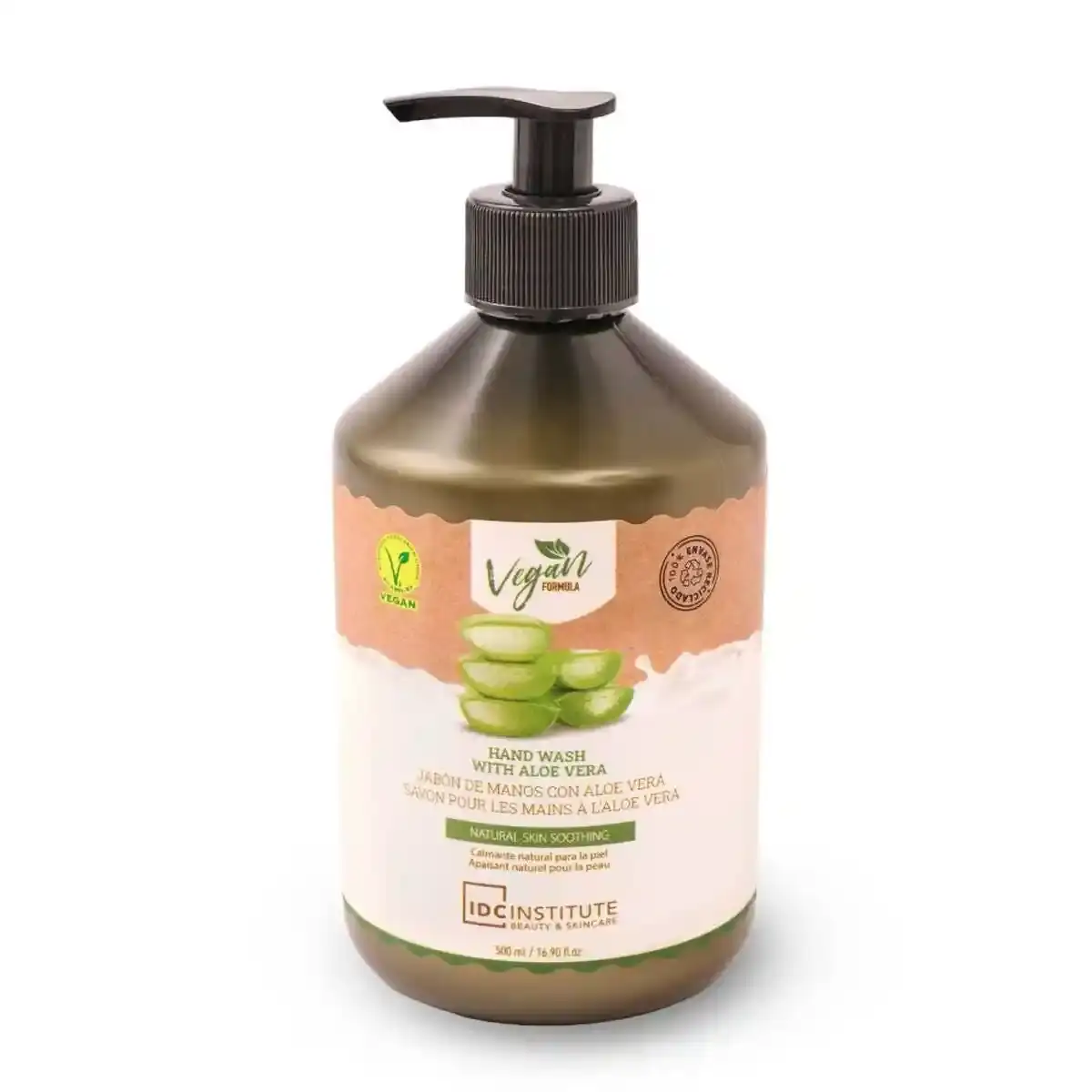 Distributeur de savon pour les mains idc institute aloe vera 500 ml _4599. DIAYTAR COTE D'IVOIRE - L'Art de Vivre le Shopping Inspiré. Parcourez notre catalogue et choisissez des produits qui reflètent votre passion pour la beauté et l'authenticité.