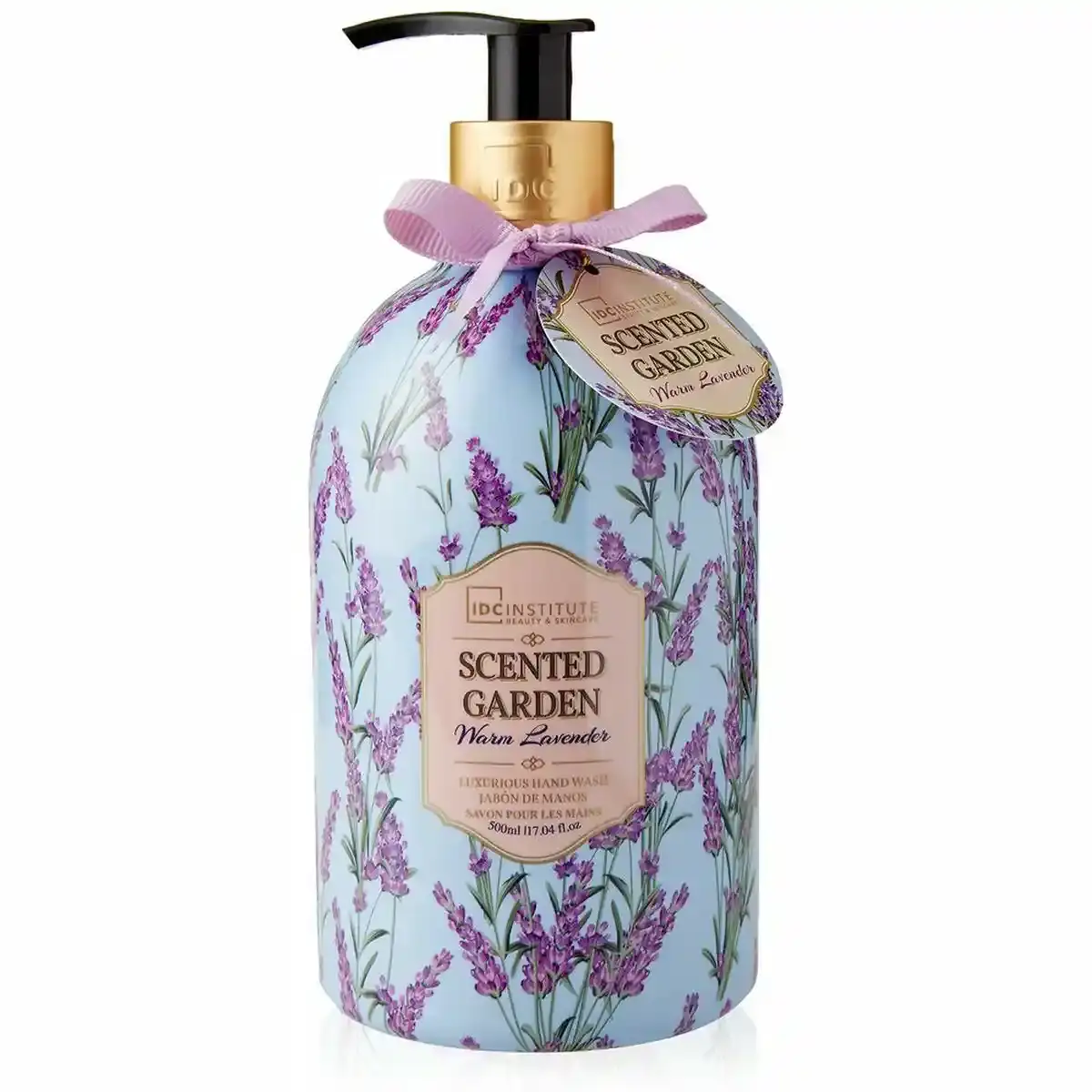 Distributeur de savon pour les mains IDC Institute Scented Garden Lavendar (500 ml). SUPERDISCOUNT FRANCE