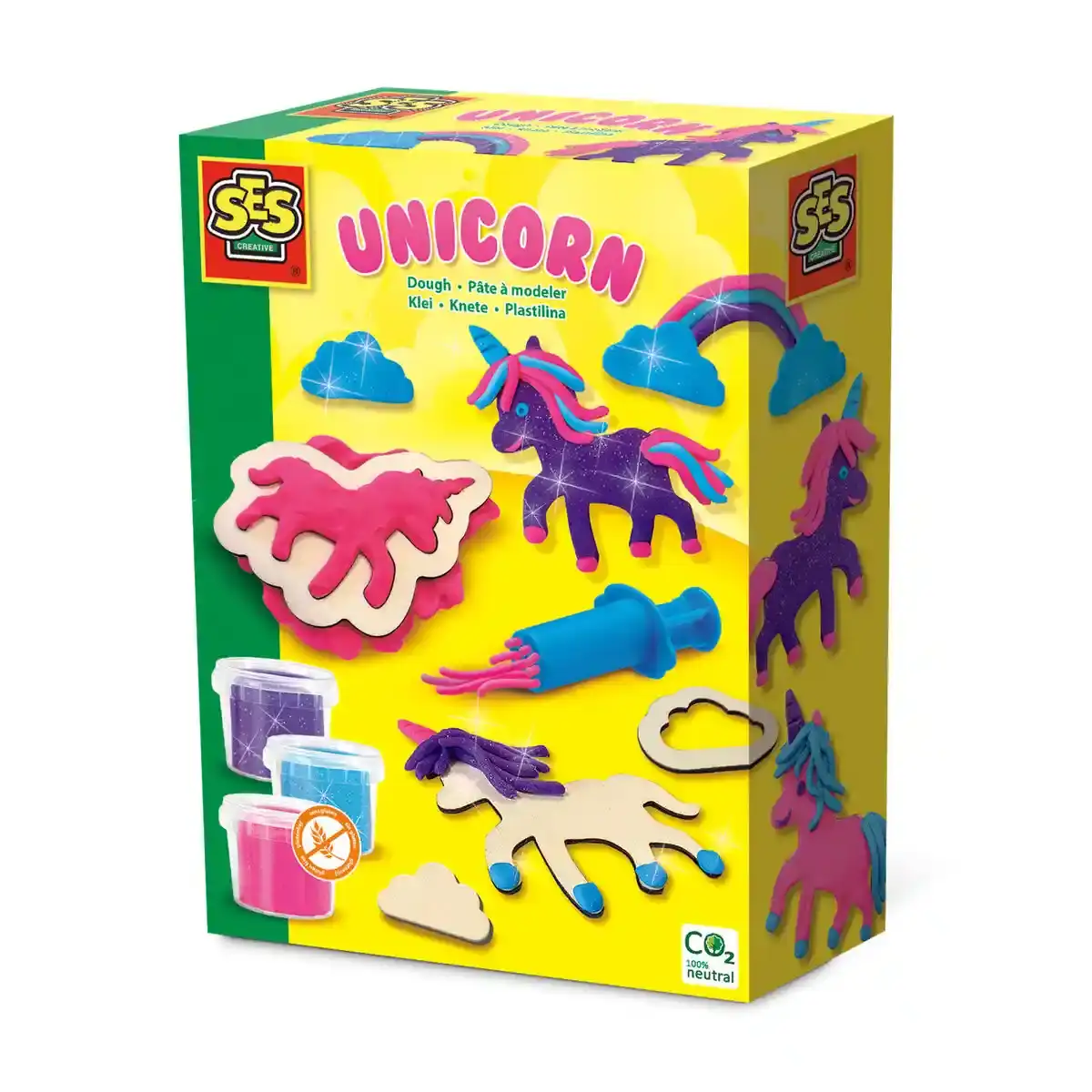 Jeu de Pâte à Modeler SES Creative Unicorn Sans Gluten. SUPERDISCOUNT FRANCE