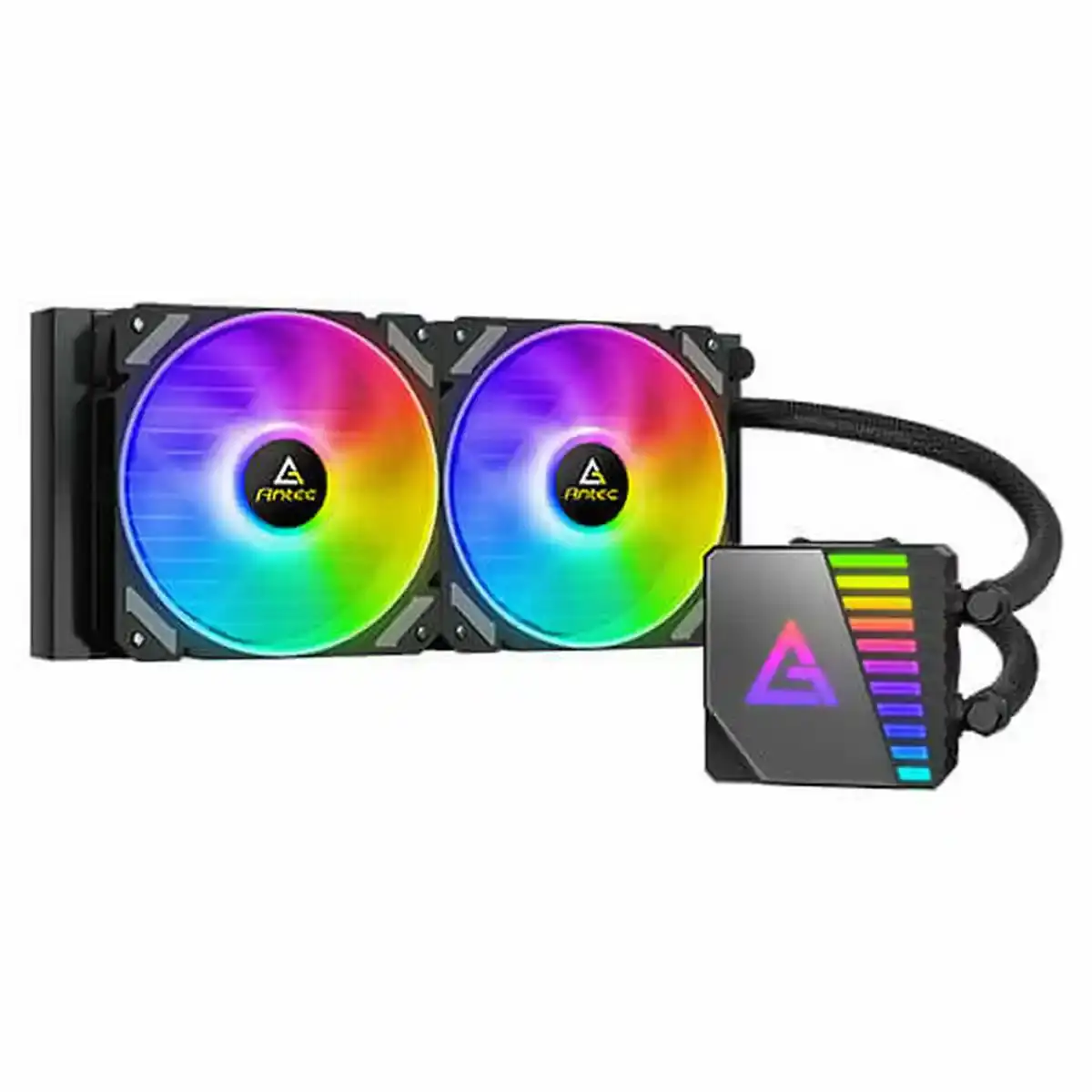 Kit de réfrigération liquide Antec 0-761345-74043-2 72 cfm Noir ARGB. SUPERDISCOUNT FRANCE