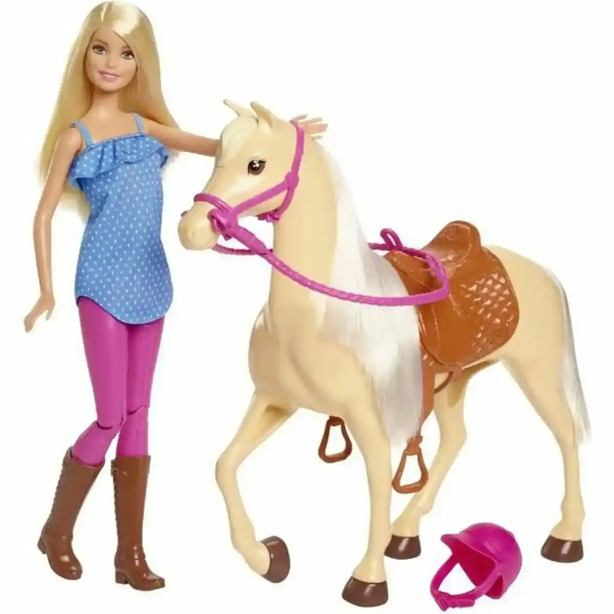 Poupée Barbie FXH13 Cheval. SUPERDISCOUNT FRANCE