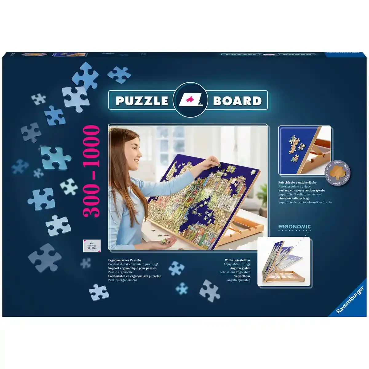 Puzzle Ravensburger Board Antidérapant Avec support (1000 Pièces). SUPERDISCOUNT FRANCE