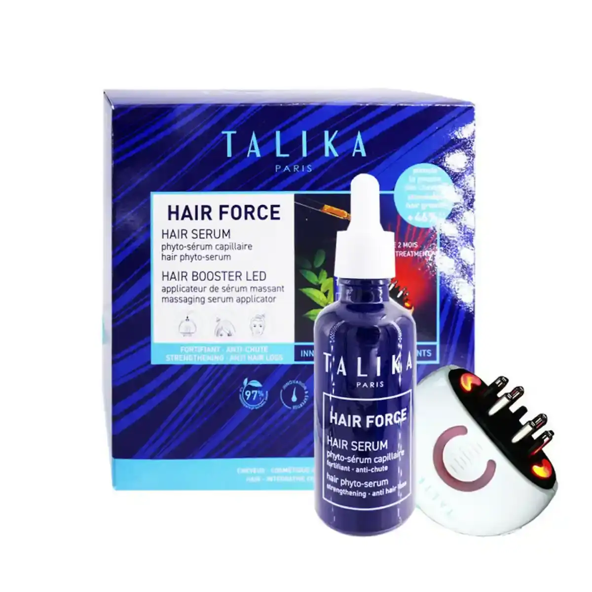 Set de coiffage talika hair force anti chute 2 pieces_7396. Entrez dans l'Univers de DIAYTAR COTE D'IVOIRE - Où Chaque Produit est une Découverte. Explorez notre gamme variée et trouvez des articles qui vous surprennent et vous inspirent.