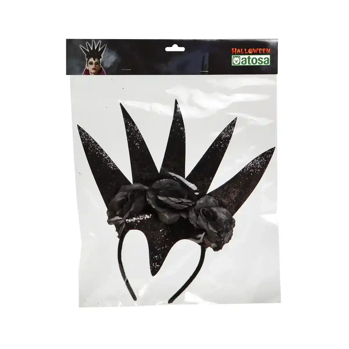 Bandeau fleurs evil queen spikes_2393. DIAYTAR COTE D'IVOIRE - Là où Chaque Achat Contribue à un Rêve. Naviguez à travers notre boutique en ligne et soutenez des artisans talentueux tout en acquérant des trésors.