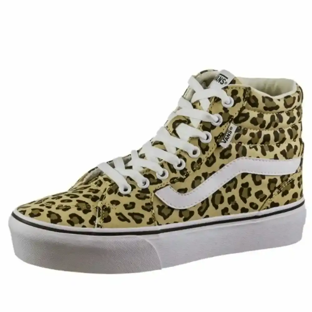 Baskets de sport pour femme Vans Filmore HI PLA Kaki. SUPERDISCOUNT FRANCE