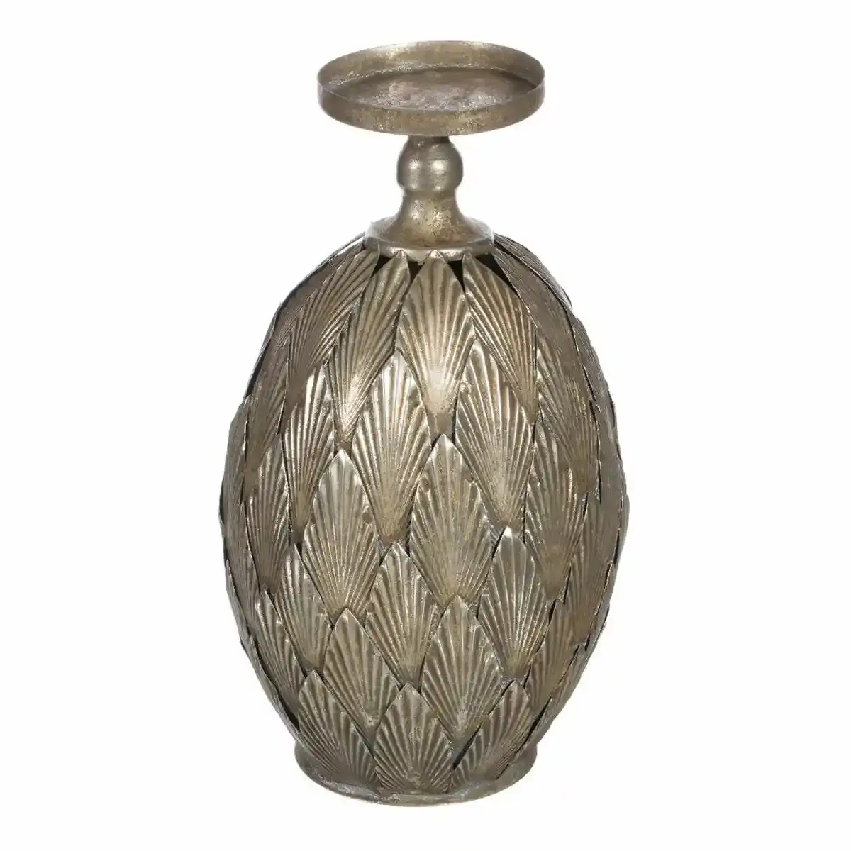 Bougeoir 15 5 x 15 5 x 28 cm metal argente_7061. Entrez dans l'Univers de DIAYTAR COTE D'IVOIRE - Où Choisir est un Plaisir. Explorez notre gamme variée et trouvez des articles qui parlent à votre cœur et à votre style.