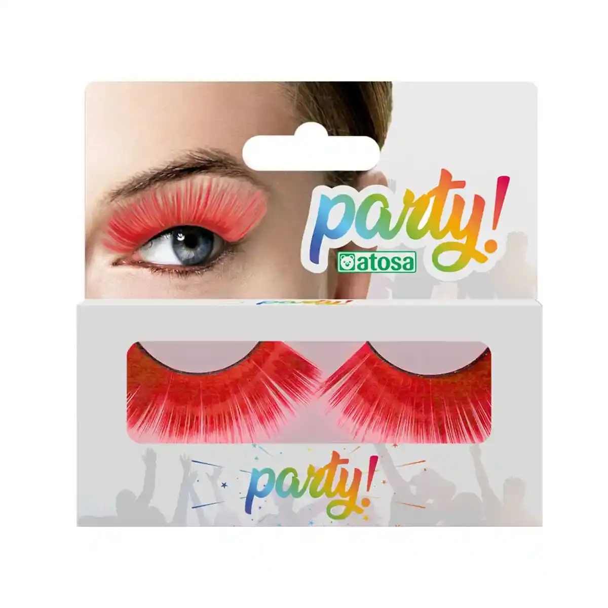 Faux cils rouge_7773. DIAYTAR COTE D'IVOIRE - Là où Chaque Produit a son Histoire. Découvrez notre gamme de produits, chacun portant en lui le récit de l'artisanat et de la passion, pour vous offrir une expérience de shopping authentique.
