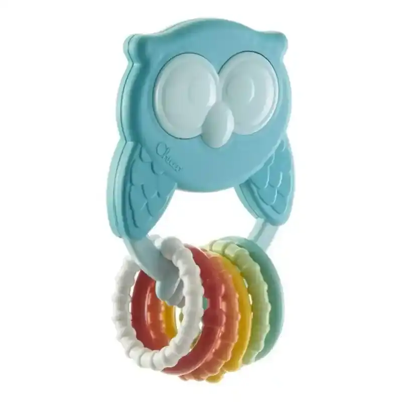 Hochet de dentition pour bébés Chicco Hibou. SUPERDISCOUNT FRANCE