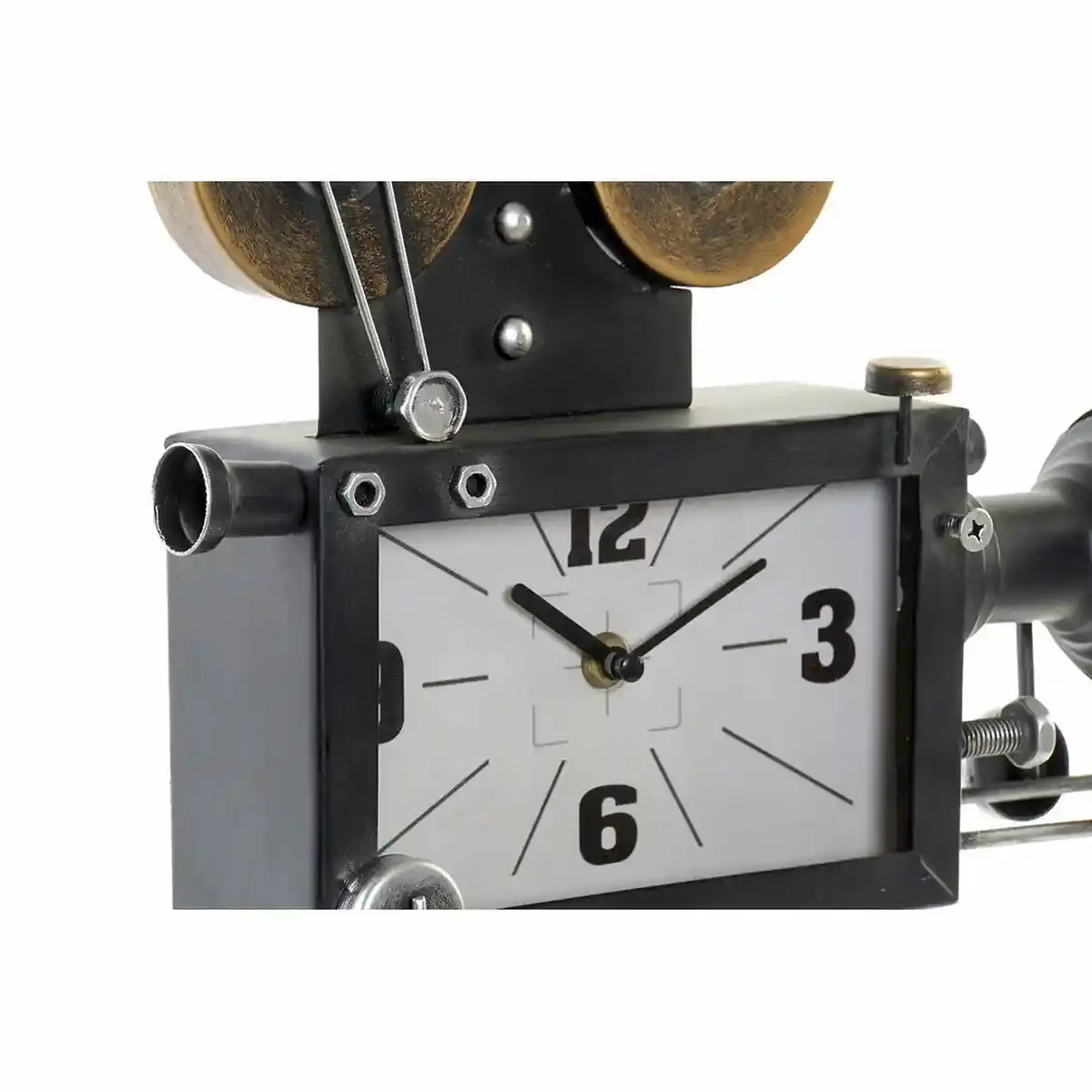 Horloge de table dkd home decor noir cristal fer mdf bois 33 x 16 x 45 cm _2725. DIAYTAR COTE D'IVOIRE - Votre Destination pour un Shopping Unique. Parcourez notre catalogue et trouvez des articles qui expriment votre singularité et votre style.