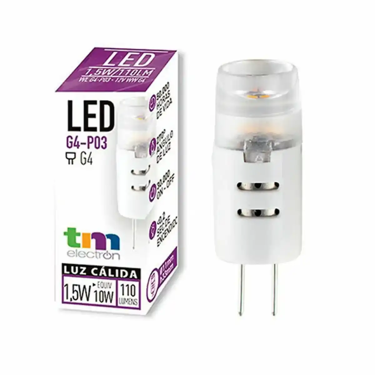 Lampe led tm electron 1 5 w 3000 k _1895. DIAYTAR COTE D'IVOIRE - Votre Portail Vers l'Élégance Accessible. Parcourez notre boutique en ligne pour découvrir des produits qui incarnent le luxe à des prix abordables.