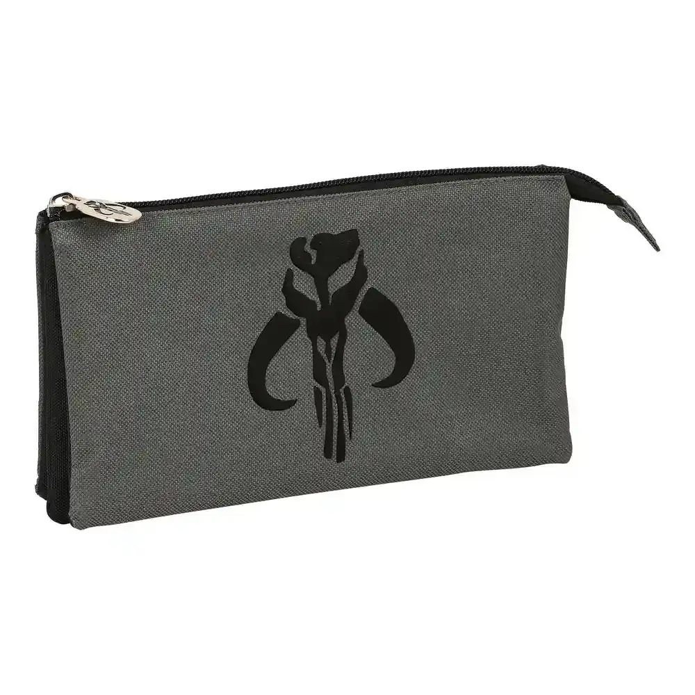 Mallette Scolaire Le Mandalorien Noir Gris (22 x 12 x 3 cm). SUPERDISCOUNT FRANCE