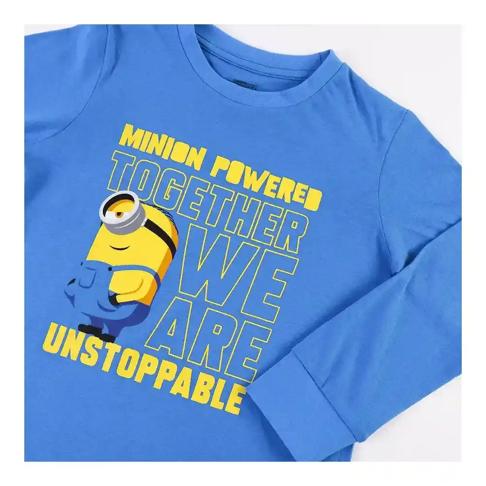 Pyjama Enfant Minions Bleu. SUPERDISCOUNT FRANCE