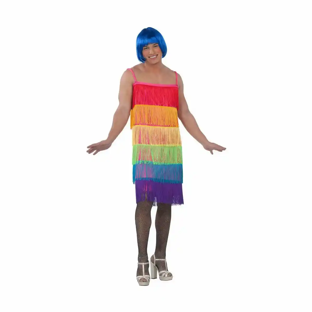Robe rainbow my other me taille unique_8228. DIAYTAR COTE D'IVOIRE - Là où Chaque Produit a son Histoire. Découvrez notre gamme de produits, chacun portant en lui le récit de l'artisanat et de la passion, pour vous offrir une expérience de shopping authentique.