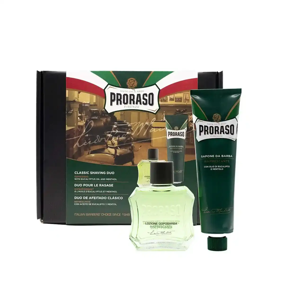Set de rasage proraso classic shaving duo rafraichissant 2 pieces_1564. DIAYTAR COTE D'IVOIRE - L'Art de Vivre avec Authenticité. Explorez notre gamme de produits artisanaux et découvrez des articles qui apportent une touche unique à votre vie.