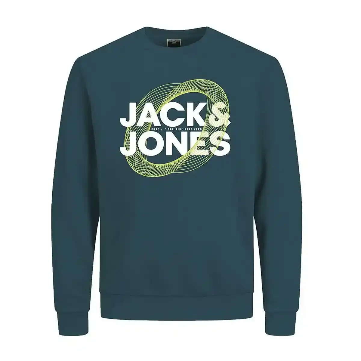 Sweat sans Capuche JCOLUCA Jack & Jones 12226492 Vert. SUPERDISCOUNT FRANCE