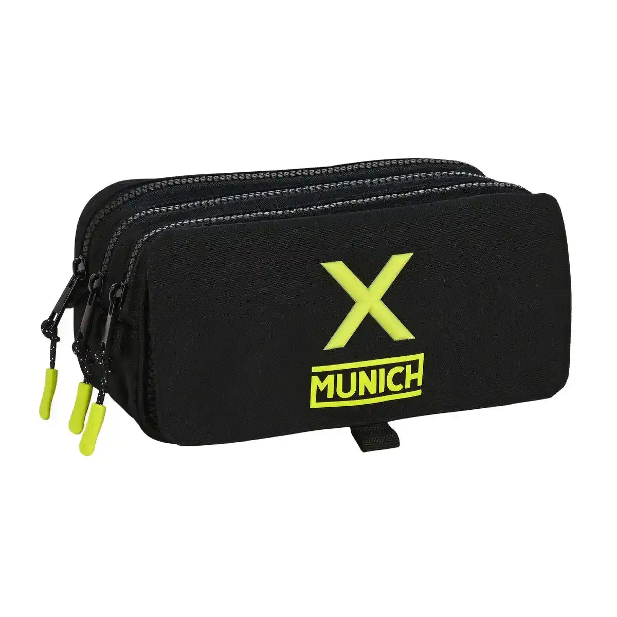 Triple Cabas Munich Negro Noir (21,5 x 10 x 8 cm). SUPERDISCOUNT FRANCE