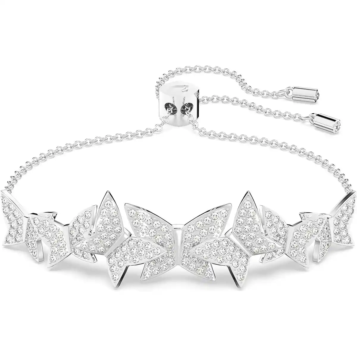 Bracelet femme swarovski lilia blanc reconditionne a _1709. DIAYTAR COTE D'IVOIRE - Où Choisir est un Acte d'Amour pour le Côte d'Ivoire. Explorez notre boutique en ligne et choisissez des articles qui célèbrent la culture et l'artisanat du pays.