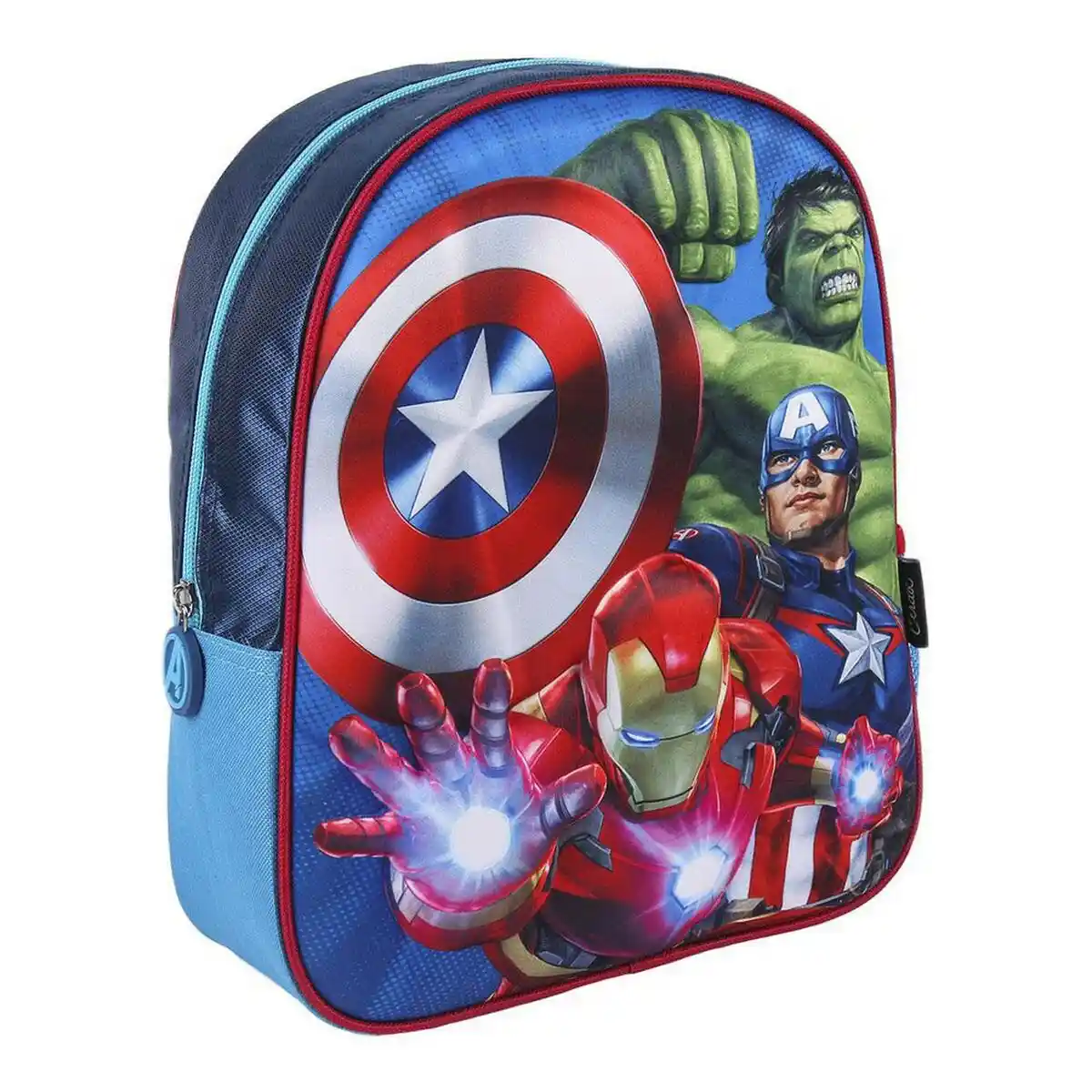 Cartable 3D The Avengers Bleu (25 x 31 x 10 cm). SUPERDISCOUNT FRANCE