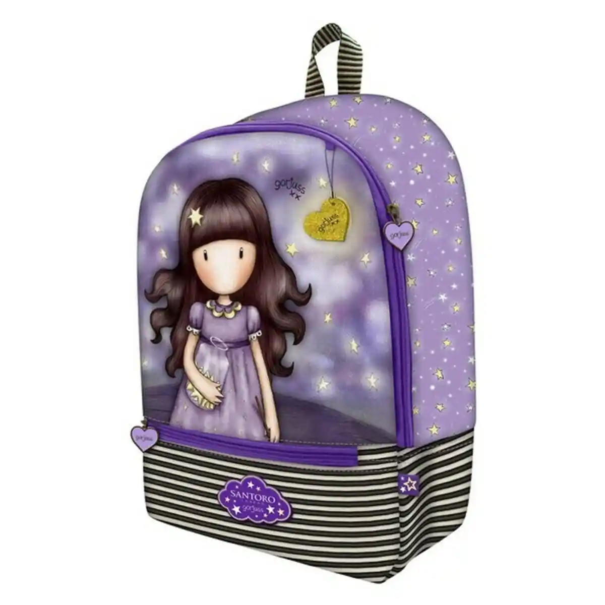 Cartable Gorjuss Catch a Falling Star Violet (32 x 45 x 13,5 cm). SUPERDISCOUNT FRANCE