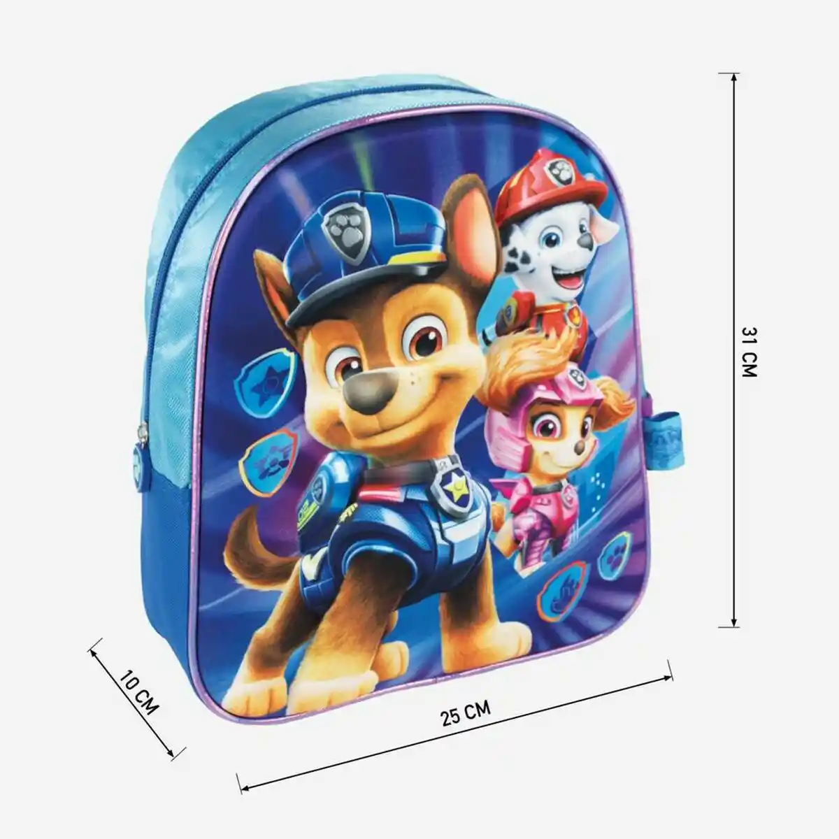 Cartable La Pat' Patrouille Bleu (25 x 31 x 1 cm). SUPERDISCOUNT FRANCE