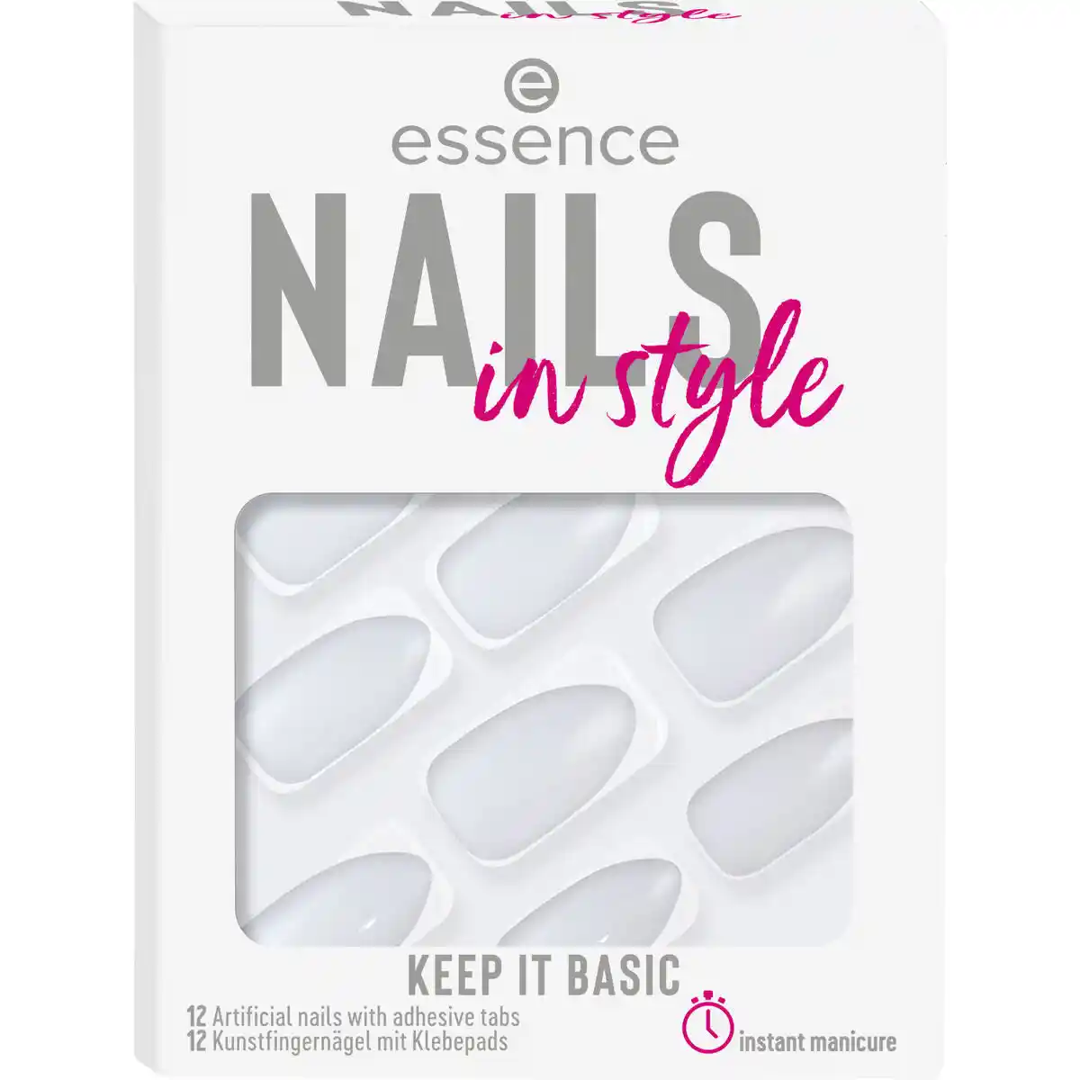 Faux ongles essence nails in style 12 pieces 15 keep it basic_2722. DIAYTAR COTE D'IVOIRE - Là où Choisir est un Acte d'Amour pour le Côte d'Ivoire. Explorez notre gamme et choisissez des produits qui célèbrent la culture et l'artisanat du pays.