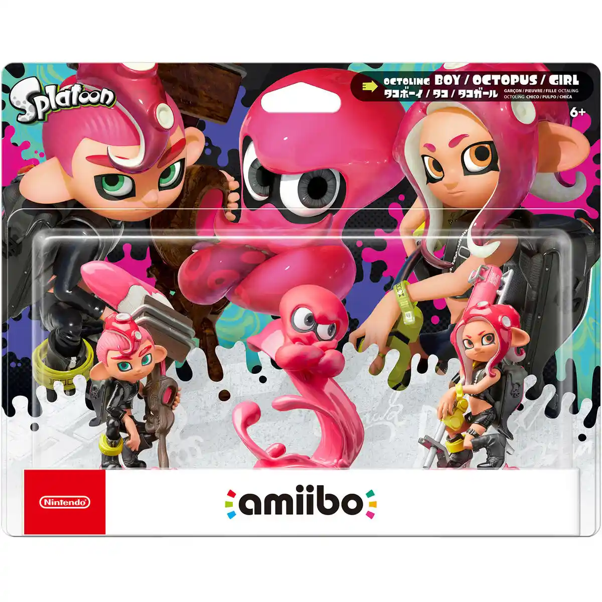 Figurines de collection Amiibo OCTOLING GIRL BOY OCTOP. SUPERDISCOUNT FRANCE