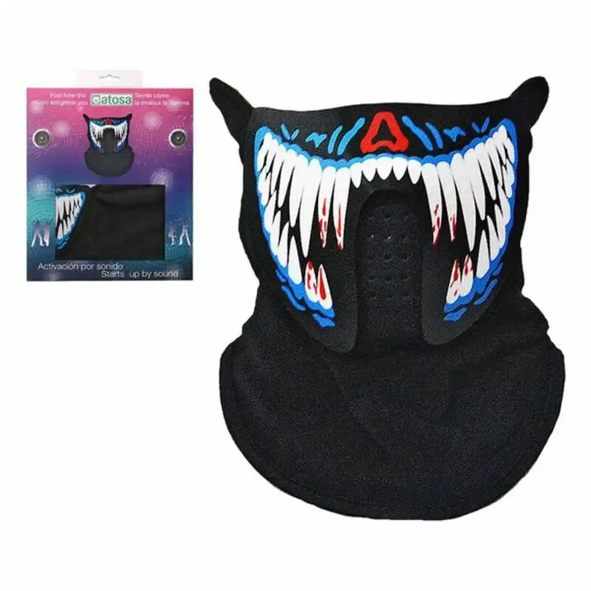 Masque led monster_8725. DIAYTAR COTE D'IVOIRE - Votre Destination Shopping Éthique. Parcourez notre gamme et choisissez des articles qui respectent l'environnement et les communautés locales.