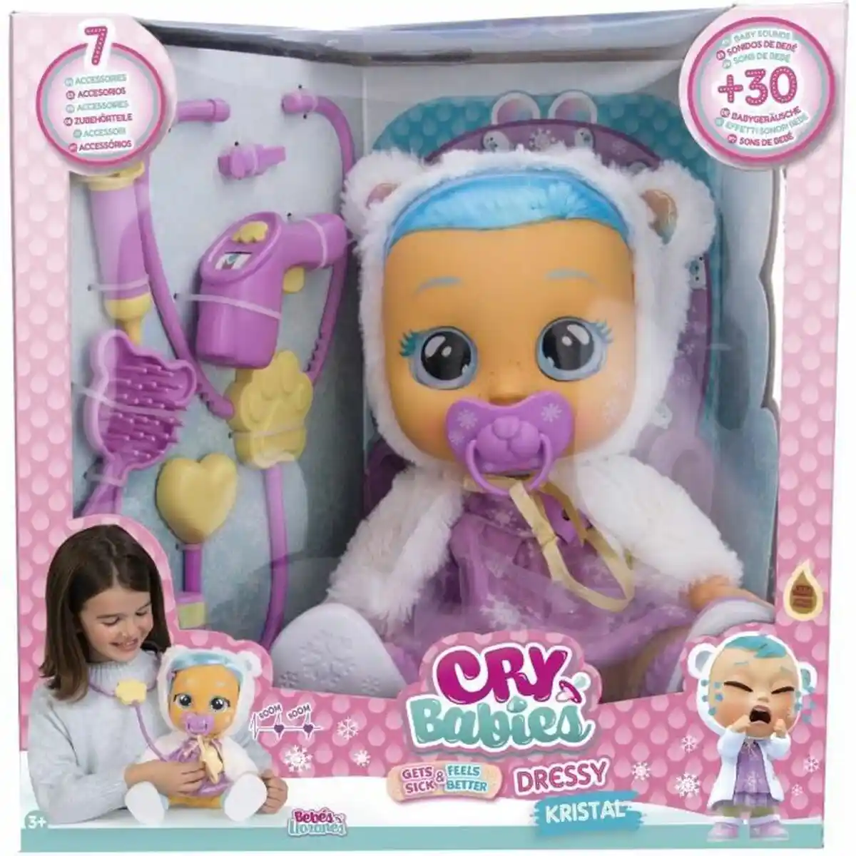 Poupée bébé avec accessoires IMC Toys Cry Babies. SUPERDISCOUNT FRANCE