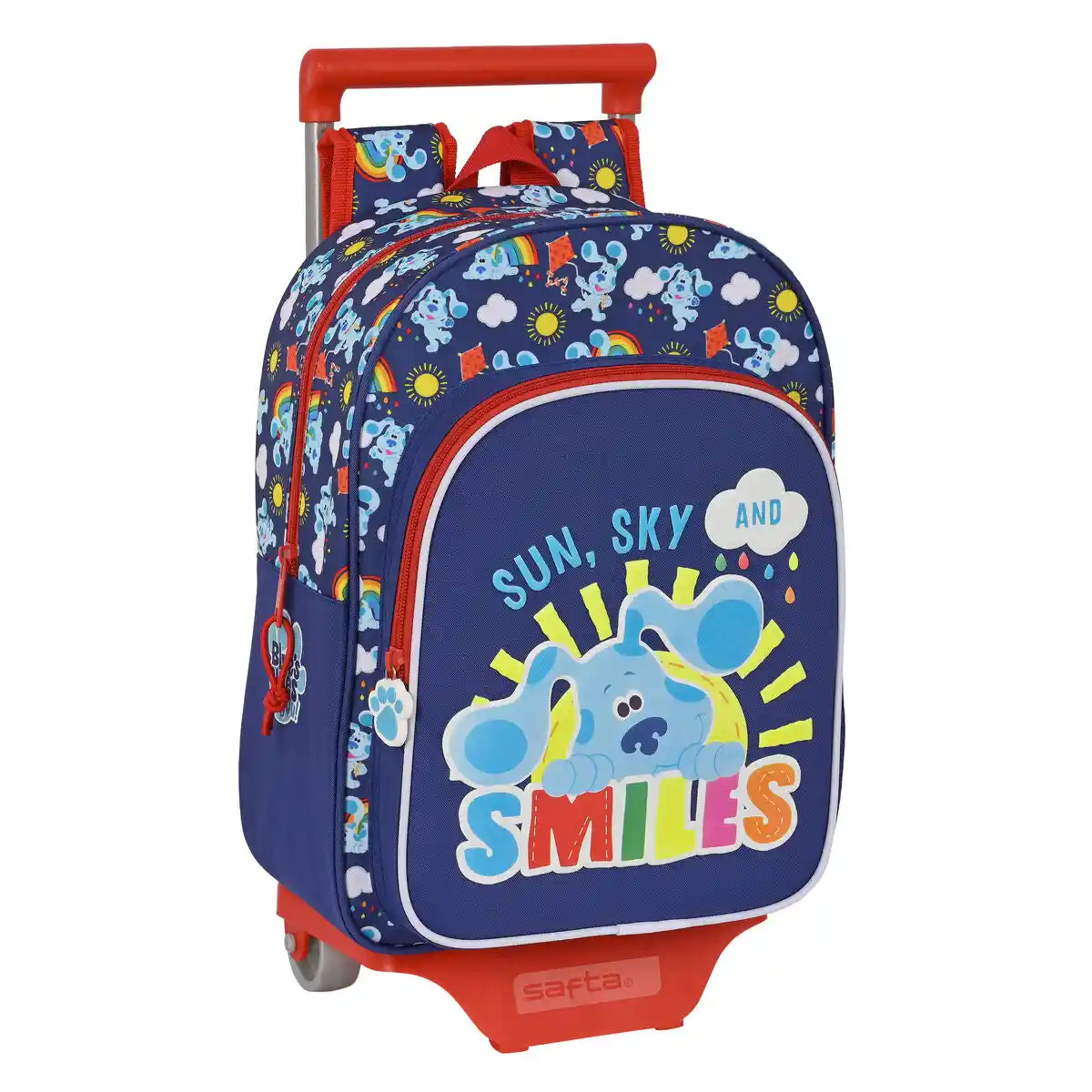 Sac à Dos Scolaire à Roulettes Blue's Clues Bleu Marine (26 x 34 x 11 cm). SUPERDISCOUNT FRANCE