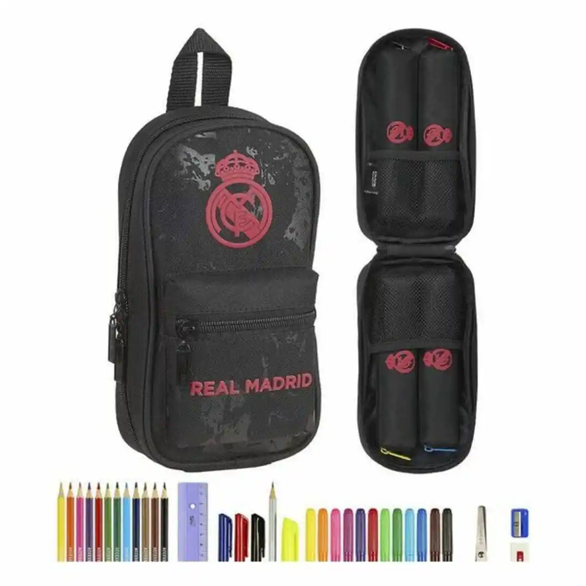 Sac à dos Trousse Real Madrid C.F. Noir (33 pièces). SUPERDISCOUNT FRANCE