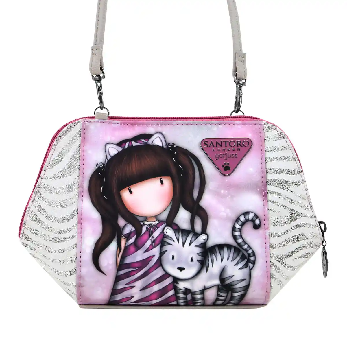 Sac Bandoulière Gorjuss Ruby Wild Gris (26 x 15,5 x 9,5 cm). SUPERDISCOUNT FRANCE