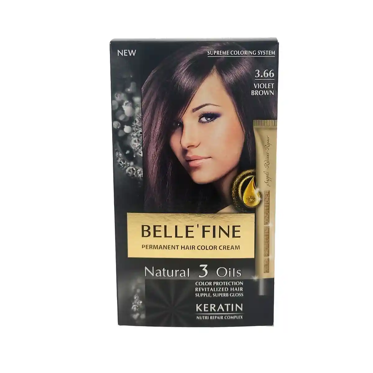 Teinture permanente belle fine no 3 66 violet 30 ml _1672. DIAYTAR COTE D'IVOIRE - Votre Destination Shopping Éthique. Parcourez notre gamme et choisissez des articles qui respectent l'environnement et les communautés locales.
