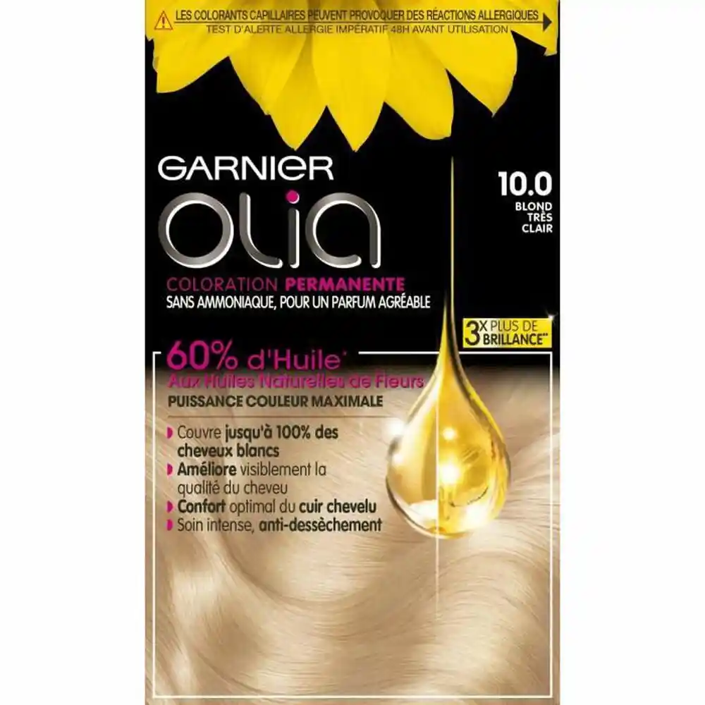 Teinture sans ammoniaque garnier olia no 10 0 blond tres clair_1397. Bienvenue chez DIAYTAR COTE D'IVOIRE - Où le Shopping Rime avec Diversité. Plongez dans notre univers de produits et découvrez des trésors qui représentent la richesse culturelle du Côte d'Ivoire.