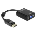 Adaptateur DisplayPort vers VGA DELOCK 61848 Noir. SUPERDISCOUNT FRANCE