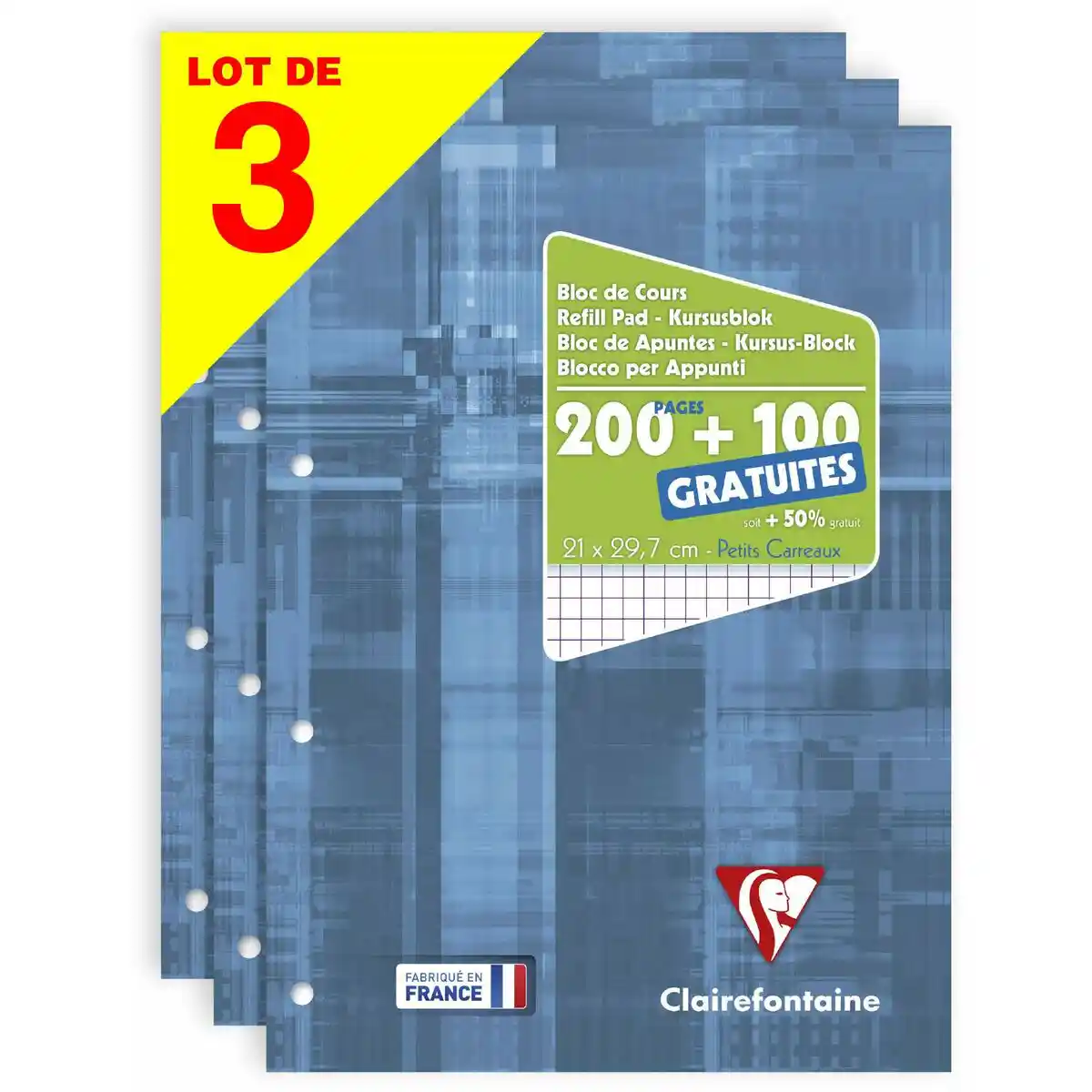 Bloc-notes Clairefontaine 65816AMZC Bleu (Reconditionné A). SUPERDISCOUNT FRANCE