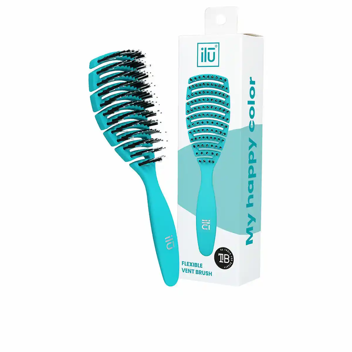 Brosse demelante ilu flexible vent bleu_3447. DIAYTAR COTE D'IVOIRE - L'Art de Vivre l'Élégance Accessible. Parcourez notre gamme variée et choisissez des produits qui ajoutent une touche de sophistication à votre style.