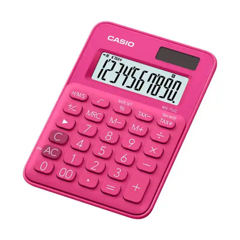 Calculatrice casio ms 7uc rose rouge plastique_7589. Entrez dans l'Univers de DIAYTAR COTE D'IVOIRE - Où l'Élégance et la Variété se Rencontrent. Parcourez notre catalogue pour dénicher des articles qui ajoutent une touche d'élégance à votre vie.