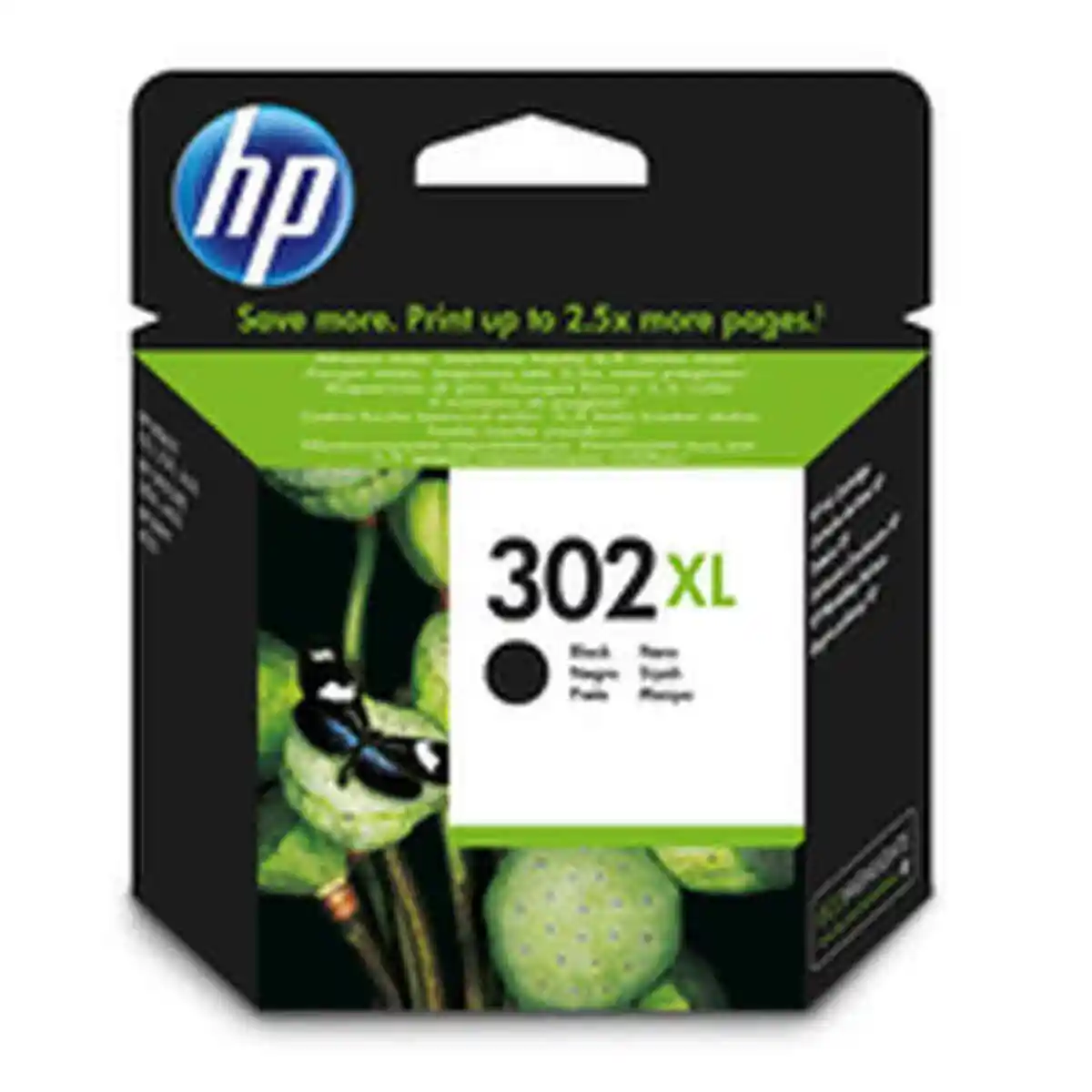 Cartouche d'encre d'origine HP F6U68AE Noir 302XL. SUPERDISCOUNT FRANCE